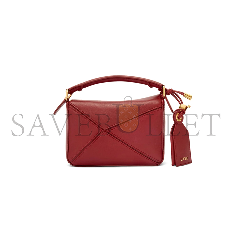 LOEWE MINI FEATHERLIGHT PUZZLE BAG IN NAPPA LAMBSKIN A510PLIX04 (17.5*12.5*7.5cm)